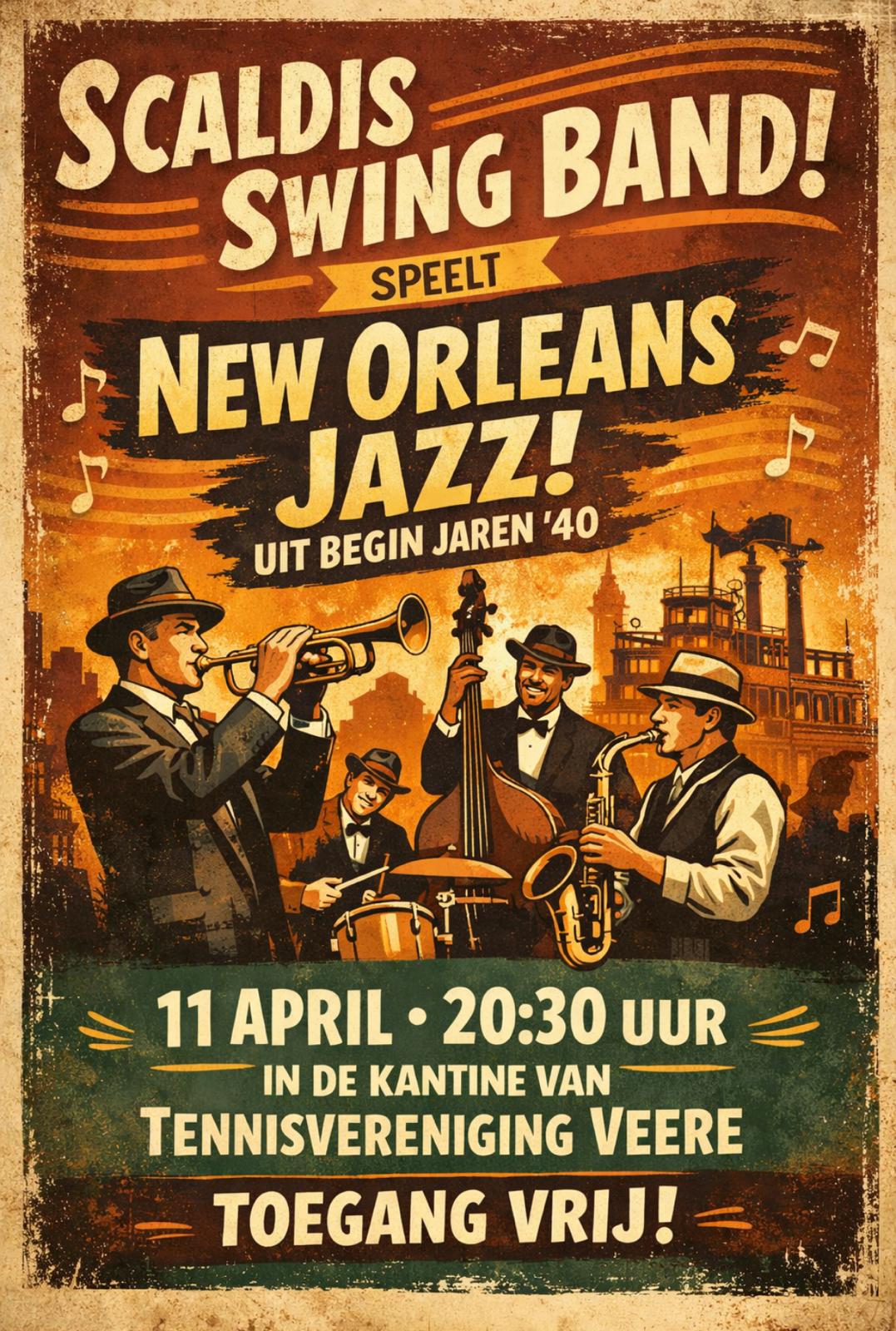 11 April Scaldis Swing Band Jazz